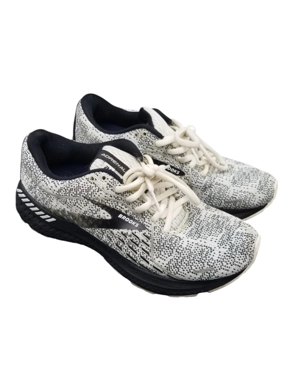 Brooks Adrenaline gts 21 Black White Running Tennis Shoes Womans 7.5